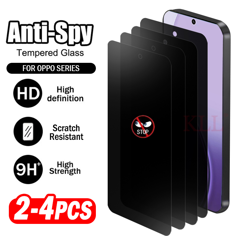 Oppo Reno 12 - 2-4 pezzi di protezione privacy in