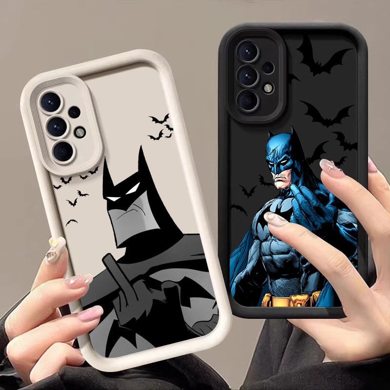 Samsung Galaxy A55 - Cover Protettiva Morbida B-Bats-Mans Marvel Bat