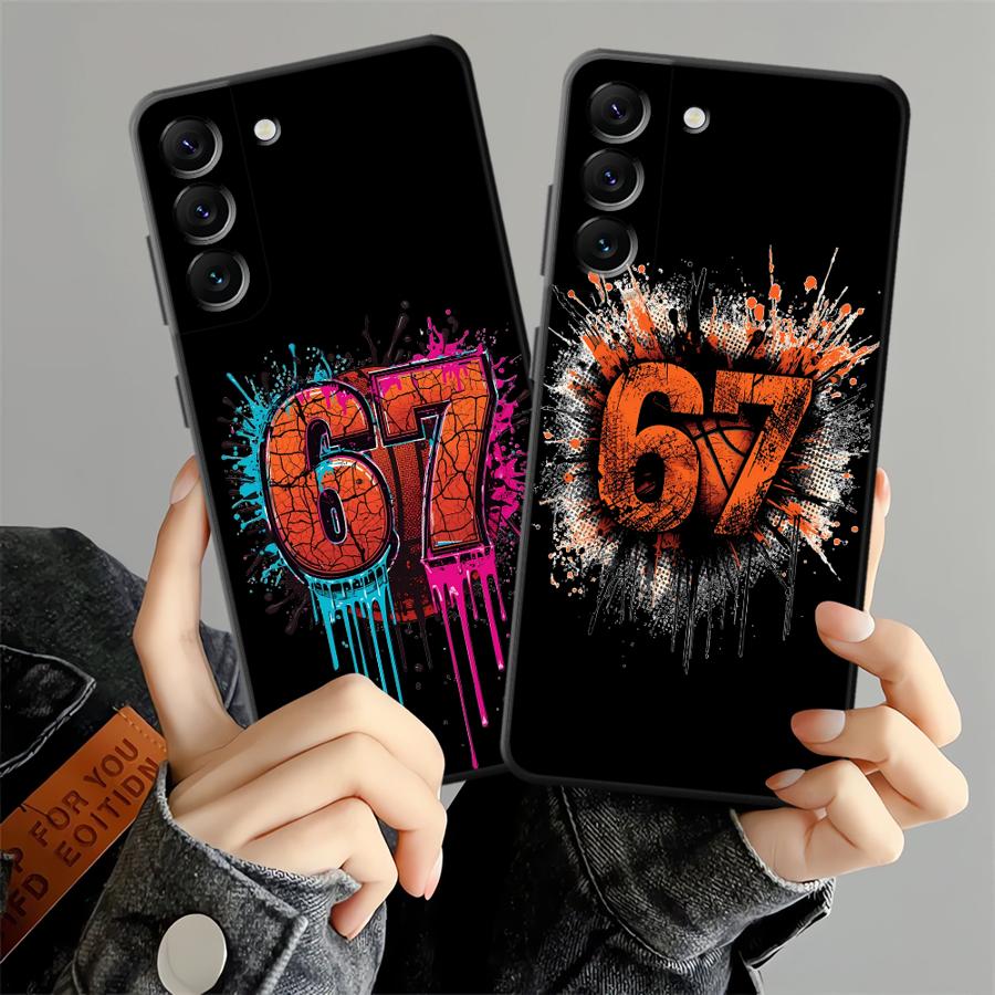 Samsung Galaxy A55 - Cover per Telefono Graffiti Basketball 67