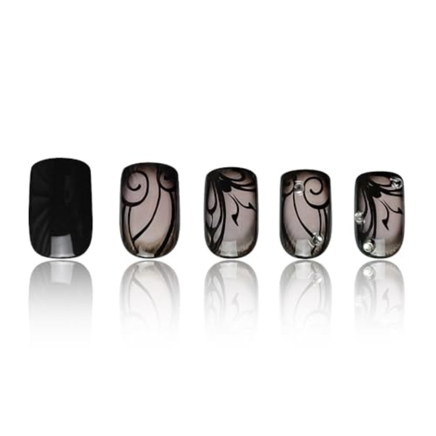 Unghie finte quadrate corte, b - Full Cover Adhesive recensione e prezzo