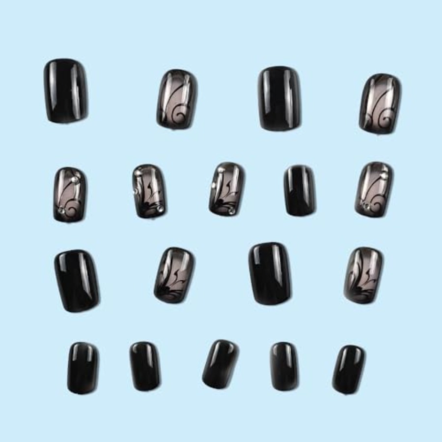 Unghie finte quadrate corte, b - Full Cover Adhesive recensione e prezzo